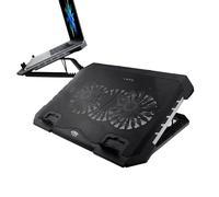 RGB Laptop Cooler | Adjustable Cooling Pad | Silent Laptop Fans, USB Cooling Pad, RGB Laptop Stand, Adjustable Fan Pad, Silent Cooler Fans, Laptop Cooling Base, RGB Cooling Stand
