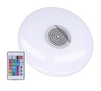 RGB Música Inteligente Luz de Techo Altavoz Ahorro de Energía E27 Relajación Entretenimiento 24W LED Multicolor Bombilla de Techo Inteligente Habitación Infantil Dormitorio