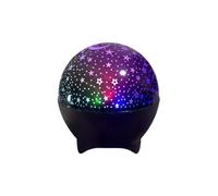 RGB Night Lights Starry Sky Moon Projector Light 360° Moon Effect Atmosphere Colorful Light For Kids Room Christmas Party Decor(01)