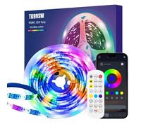 RGBIC Tira LED 2M, Televisor Tiras LED de 40-60 Pulgadas, Luces LED con APP y Control Remoto, Sync de Música, Luces Led Habitación Dream Color Decorativa para TV/PC, Coche, Pasillo, Bar y Fiestas
