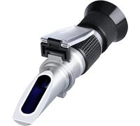 RGBS Refractómetro Brix Meter 0-90% para miel, verduras, cerveza, leche, frutas, azúcar, jarabe, melaza, refractómetro Brix con función ATC