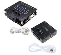 RGBS VGA SCART a YPBPR Component Converter SCART VGA Composite Port para MD / para consolas de juegos retro, diferencias de color
