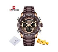 (RGCE) Relojes de moda para hombre, reloj de pulsera deportivo militar analógico digital de cuarzo original