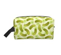 rge and Small Black Bears - Bolsa de almacenamiento con estampado de osos negros, bolsa de aseo de viaje duradera, bolsa organizadora portátil de maquillaje y cosméticos con cremallera, Encurtidos de