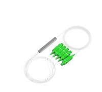 RGFDLJN 5 unids/Lote 1X16/1X8/1X4/1X2 PLC SC SM 0,9mm G657A1 PVC 1m FTTH Divisor de Fibra óptica(5pcs 1X4 SC A)