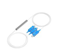 RGFDLJN 5 unids/Lote 1X16/1X8/1X4/1X2 PLC SC SM 0,9mm G657A1 PVC 1m FTTH Divisor de Fibra óptica(5pcs 1X2 SC UPC)