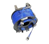 RGFDLJN Cable de conexión blindado de 200m, 4/6/8 núcleos, con Carrete PCD310, monomodo, LC, SC, FC, A, SM, PVC, DVI, Conector Impermeable, Puente de Fibra óptica(FC-FC,8C Without Drum)