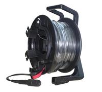 RGFDLJN Cable de conexión de Fibra óptica blindado de 2 núcleos OM3 TPU 250m 300m 400m PCD380 Tambor 2C SC LC FC ST Puente de Fibra óptica multimodo for Exteriores de 2 Fibras(250m OM3-300 LC-LC)