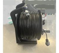 RGFDLJN Cable de conexión de Fibra óptica blindado M 12C TPU monomodo Tipo B 250m 300m 350m 400m con Tambor de 12 núcleos SM Impermeable for Exteriores FTTH(250m M 2-Female A)