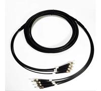 RGFDLJN Cable de conexión de Fibra óptica blindado ST-ST 4C 10m-200m Monomodo 5mm LSZH TPU 4 núcleos 100m 150m 120m 50m ST UPC Puente óptico Exterior(20m LSZH)