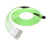 RGFDLJN Cable de conexión de Fibra óptica M-LC, Puente MTP, latiguillo, Conector Hembra Tipo B, OM5, 8 núcleos, 24 núcleos, 100G, Tipo B, 1 m, 5 m, 10 m, 15 m, 20 m(8 Cores Type-B 20m)
