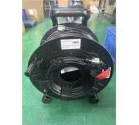 RGFDLJN Latiguillo de Fibra óptica blindado M 12C TPU OM3 multimodo Tipo B 120m 150m con Tambor 12 núcleos MM Impermeable for Exteriores FTTH(120m M 2-Female A)