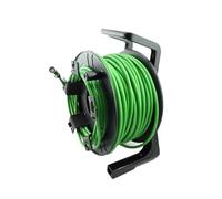 RGFDLJN Tambor de Cable PCD380 con Cable de Red Cat6e de 100 m, Cable de Alto Rendimiento, Modelo Resistente a la presión(Low delay Cable)