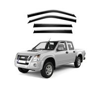 RGHDEHD Deflectores de Viento para Isuzu D-MAX MK1-RA-RC 2002 2003 2004 2005 2006 2007 2008 2009 2010, Cortavientos Ventana Coche, Reducción de Ruido y Turbulencias del Aire