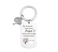 RGHSZ Regalo Papá,Llavero Papa,Regalos para Papá Cumpleaños Navidad,Día Del Papa Ideas Regalo,Llavero Día Del Papa De Hija Hijo,Ideas Regalos para Hombre Que Lo Tiene Todo