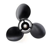 RGIMATVEX Hélice Compatible with Motor fueraborda Mercury 6-15 HP, 9 x 8, aleación de Aluminio Marino, 8 Dientes estriados, 3 Palas, rotación estándar, 48-828154A12