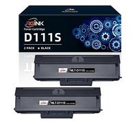 RGiNK MLT-D111S D111S Cartuchos de Tóner Compatible para Samsung MLT-D111S para Samsung Xpress M2026W M2070 M2070W M2022W M2020W M2070FW SL-M2026 SL-M2078 SL-2070F SL-2078FW SL-M2077(2 Negro)