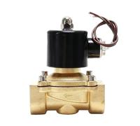 RGKYFUKL Electroválvula de latón de ahorro de energía 1/2", 3/4", 1", 1-1/4", 1-1/2", 2", normalmente cerrado, 24 horas bajo sin calefacción, 220 V, 24 V, 12 V (3/8")