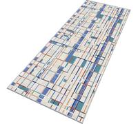 Rglxing Alfombras de Pasillo Larga Antideslizante 40X250CM Alfombra Cocina Cuadrículas Lavable de Área para Pasillo Corredor Salon Dormitorio Personalizable Entrada Casa Interior