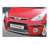 RGM Alerón delantero 'Skid-Plate' compatible con Hyundai i10 2008-2011 - Plateado (ABS)