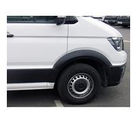 RGM Juego de Extensiones del paso de rueda compatible con Volkswagen Crafter 2017- / Man TGE 2017- (distancia entre ejes corta y larga) - Negro