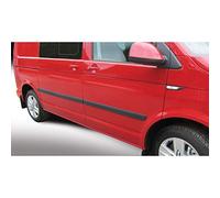RGM Juego de Molduras de Puertas Compatible con Volkswagen Transporter T5 2003-2015 Distancia Entre Ejes Cortos Negro