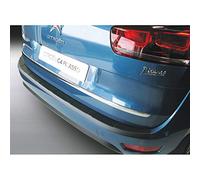 RGM Protector del Parachoques Trasero ABS Compatible con Citroën C4 Picasso 2013- & C4 Spacetourer 2018- 'Ribbed' Negro