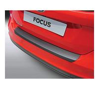 RGM Protector del Parachoques Trasero ABS Compatible con Ford Focus HB 5 Puertas 2014-2018 Negro