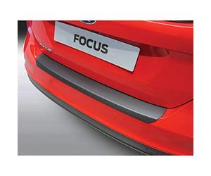 RGM Protector del Parachoques Trasero ABS Compatible con Ford Focus HB 5 Puertas 2014-2018 Negro