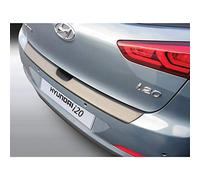 RGM Protector del Parachoques Trasero ABS Compatible con Hyundai i20 5 Puertas 11/2014-6/2018 Negro