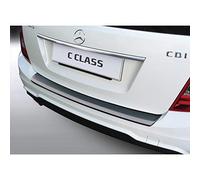 RGM Protector del Parachoques Trasero ABS Compatible con Mercedes Clase C W204 Estate 2011-2014 Negro