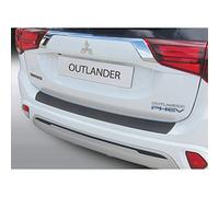 RGM Protector del Parachoques Trasero ABS Compatible con Mitsubishi Outlander PHEV 2015- Negro