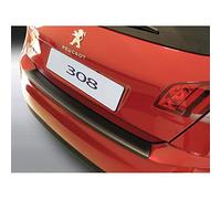 RGM Protector del Parachoques Trasero ABS Compatible con Peugeot 308 HB 5 Puertas 2014-2021 Negro