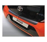 RGM Protector del Parachoques Trasero ABS Compatible con Toyota Aygo 3/5 Puertas 7/2014- Negro