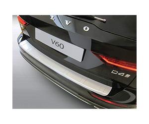 RGM Protector del Parachoques Trasero ABS Compatible con Volvo V60 II 2018- Negro 'Ribbed'