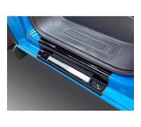 RGM Protectores de umbral compatibles con Ford Transit Custom/Tourneo Custom 2023- y Volkswagen Transporter T7 2024- - Juego de 2 piezas (ABS y acero inoxidable)