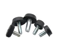 RGOEMHJ 5 uds Pies Ajustables for Muebles M6 M8 M10 | Almohadillas Antideslizantes for Las Patas for protección del Piso gabinete de Mesa Adecuado para Muebles y mesas(03)