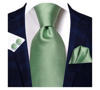 RGOEMHJ Corbata de seda negra lisa 8,5 cm for hombre, corbata cuello, formal lujo for boda Para bodas y eventos formales(3403)