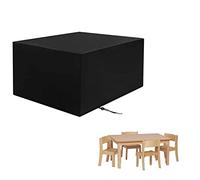 RGRE Funda para Muebles De Exterior Impermeable 70x70x70cm, Funda Protectora Mesa Jardin, Funda Muebles Jardin Exterior, Cubierta De Muebles Interior Y Exterior 420D Oxford, Rectangular