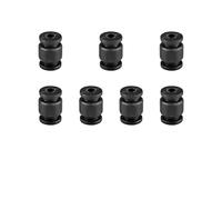 rgrfgQWDS 10 bolas de vapor de silicona antivibración, 13 x 9 mm, AV Shock Absorber para FPV Drone Camera Gimbal PTZ Mount Quadcopter Flight Controller (negro)