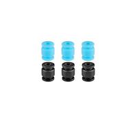 rgrfgQWDS 10 bolas de vapor de silicona antivibración para cámara PTZ, 11 x 9 x 1,5 mm, absorción de golpes para FPV Drone Gimbal Mount RC Quadcopter (negro)