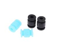rgrfgQWDS 25 bolas de silicona antivibración, 13 x 9 mm, para amortiguadores de choque M3, controlador de vuelo de drones FPV, cuadricóptero, negro/azul (azul)