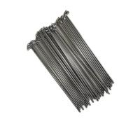 rgrfgQWDS 40 unidades de 14 g 2,0 mm acero inoxidable Bicycle Spokes 131-180 mm J-Bend con pezones para reparación de ruedas de bicicleta plegable de carretera (155 mm)