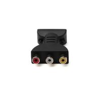 rgrfgQWDS Adaptador RCA a HDMI 1080P AV convertidor HDTV2AV para TV Box
