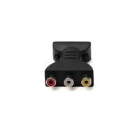 rgrfgQWDS Adaptador RCA a HDMI, convertidor AV 1080P con cable USB para TV Box
