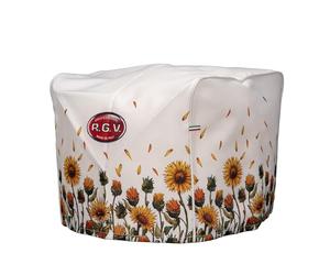 RGV Cubierta para rebanadora - Elegancia y protección con motivo de girasoles - 100% fabricada en Italia
