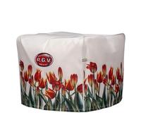 RGV Cubierta para rebanadora - Elegancia y protección con motivo de tulipanes - 100% fabricada en Italia