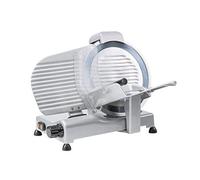 RGV New Lusso 300 ES Dom - Reflector, 180 W, aluminio, plateado | Profesional con motor ventilado, afilador fijo, grosor ajustable 0-16 mm