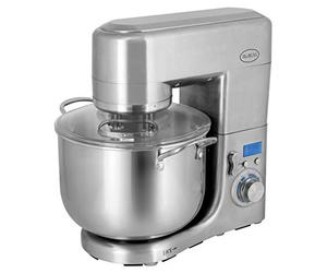 RGV Pastaprof PL10S amasadora planetaria, capacidad 10 l, doble gancho, 1500 W, 6 velocidades, color plateado, W