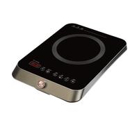 RGV Turbo 2000 Negro, Acero Inoxidable Superficie Plana Cocina A 1